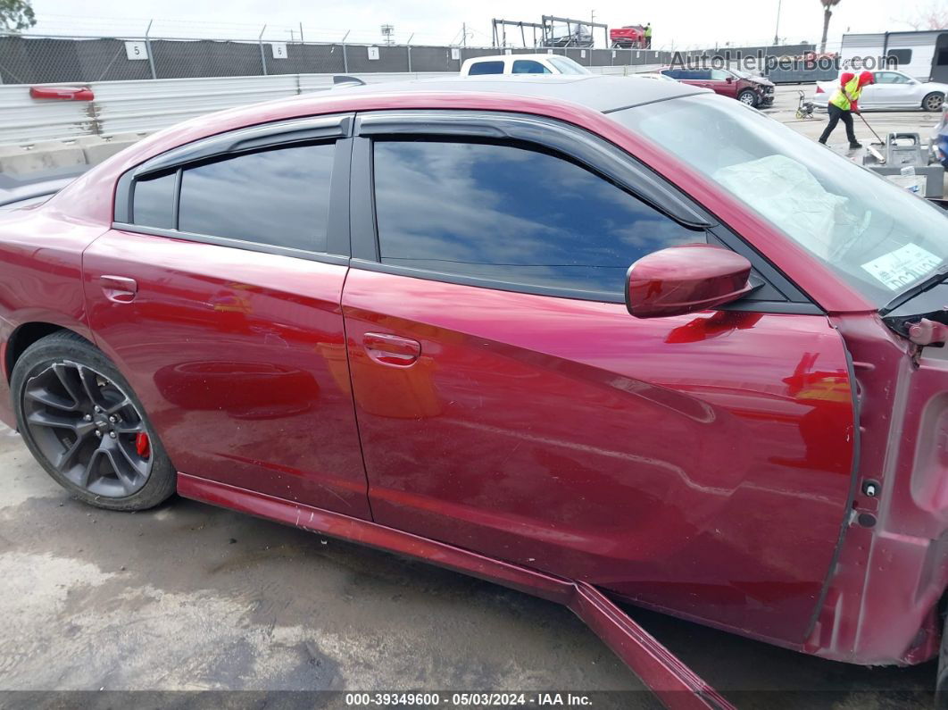 2021 Dodge Charger R/t Rwd Бордовый vin: 2C3CDXCT4MH578415