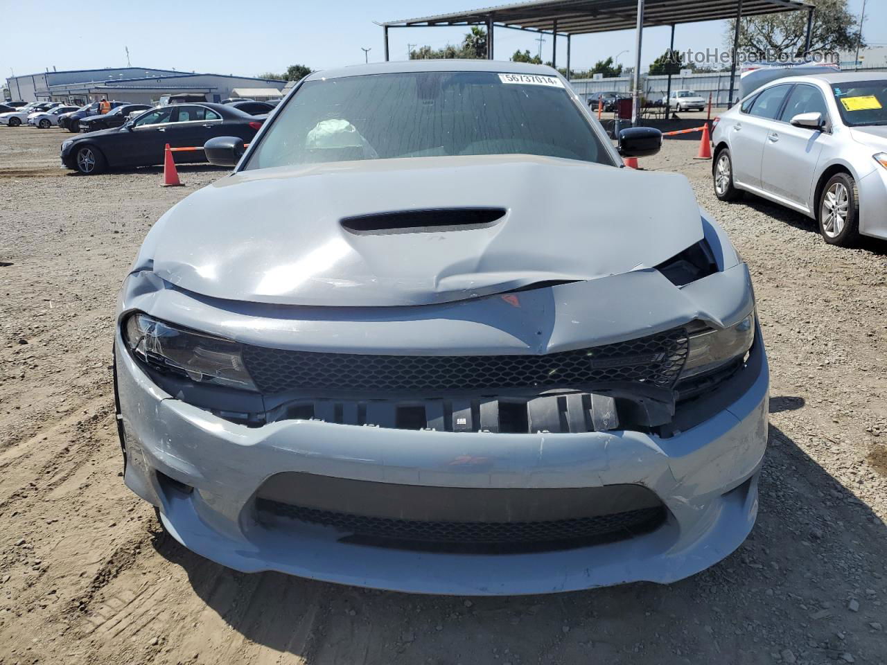 2021 Dodge Charger R/t Gray vin: 2C3CDXCT4MH633459