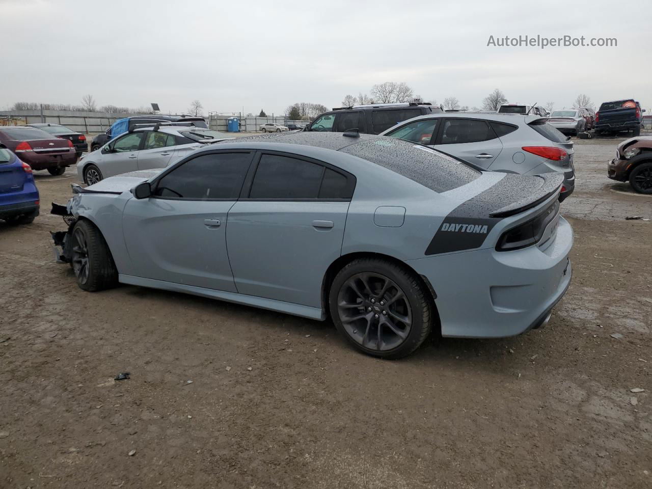 2021 Dodge Charger R/t Gray vin: 2C3CDXCT4MH645272