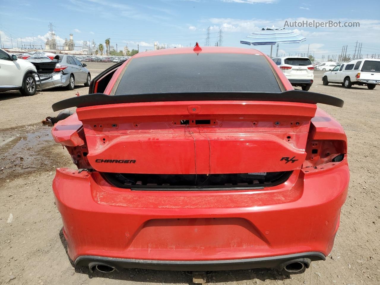 2021 Dodge Charger R/t Red vin: 2C3CDXCT4MH647894