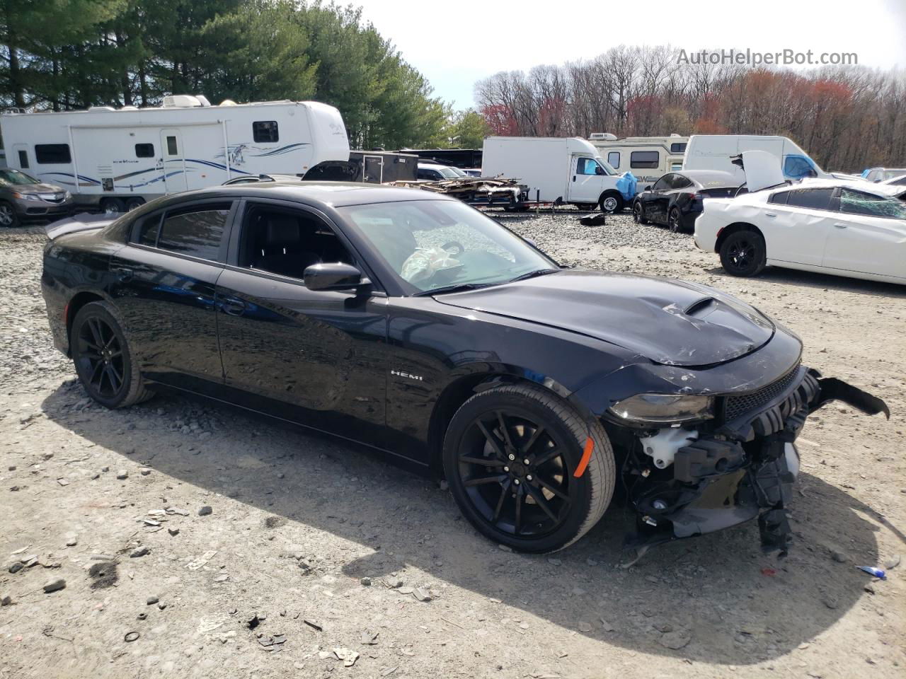 2021 Dodge Charger R/t Черный vin: 2C3CDXCT4MH652111