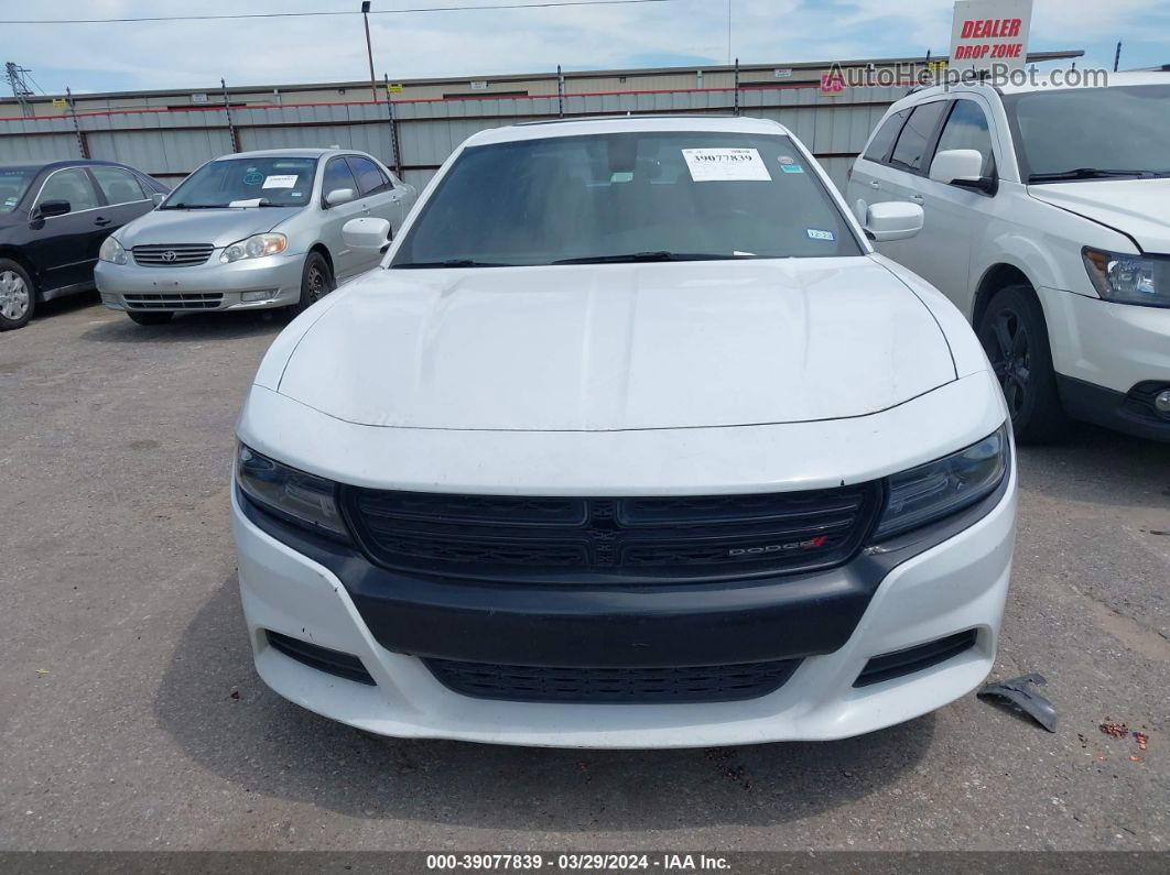 2016 Dodge Charger R/t White vin: 2C3CDXCT5GH118622