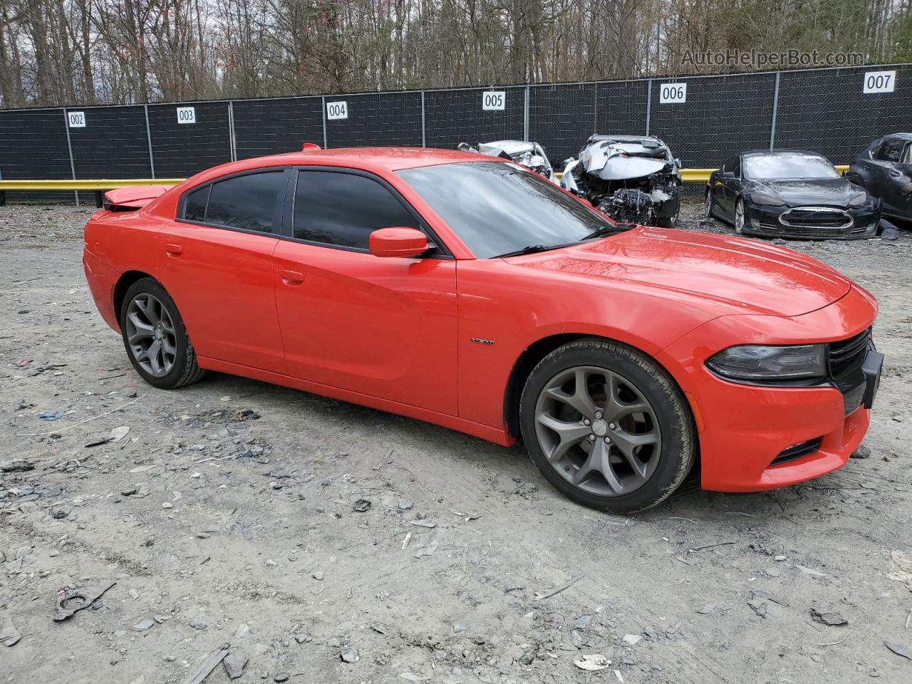 2016 Dodge Charger R/t Red vin: 2C3CDXCT5GH127112