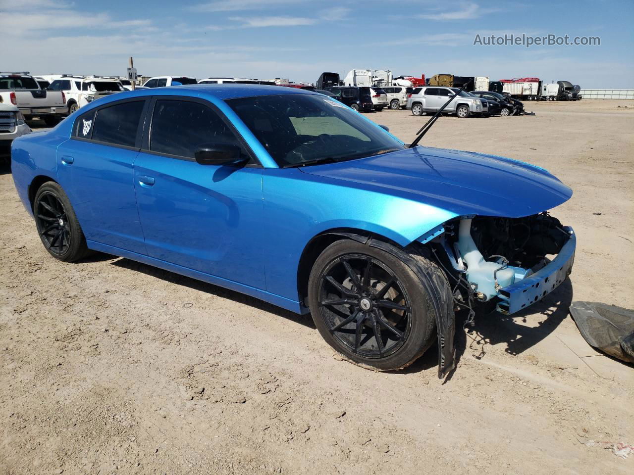 2016 Dodge Charger R/t Синий vin: 2C3CDXCT5GH166976