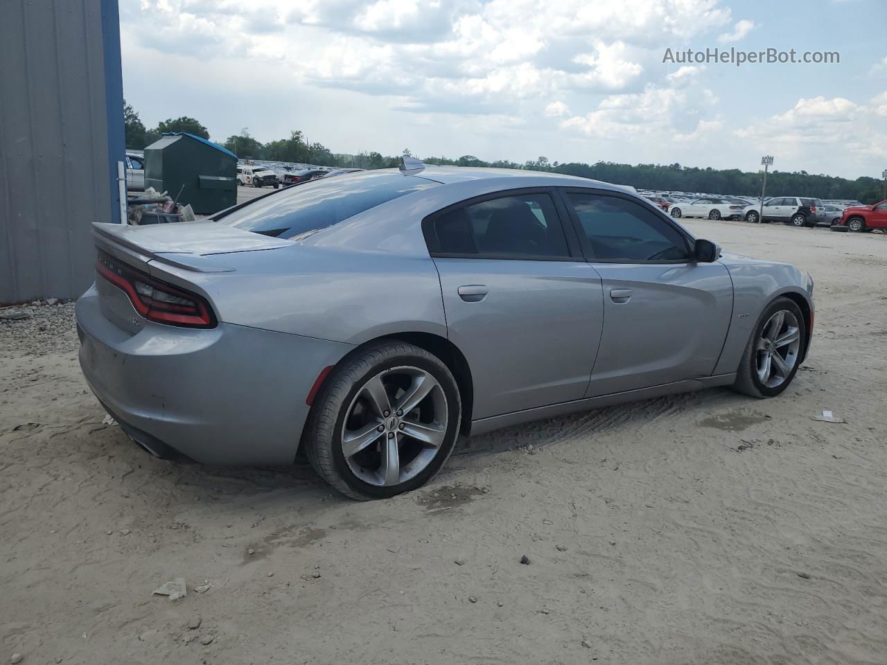 2016 Dodge Charger R/t Silver vin: 2C3CDXCT5GH185771