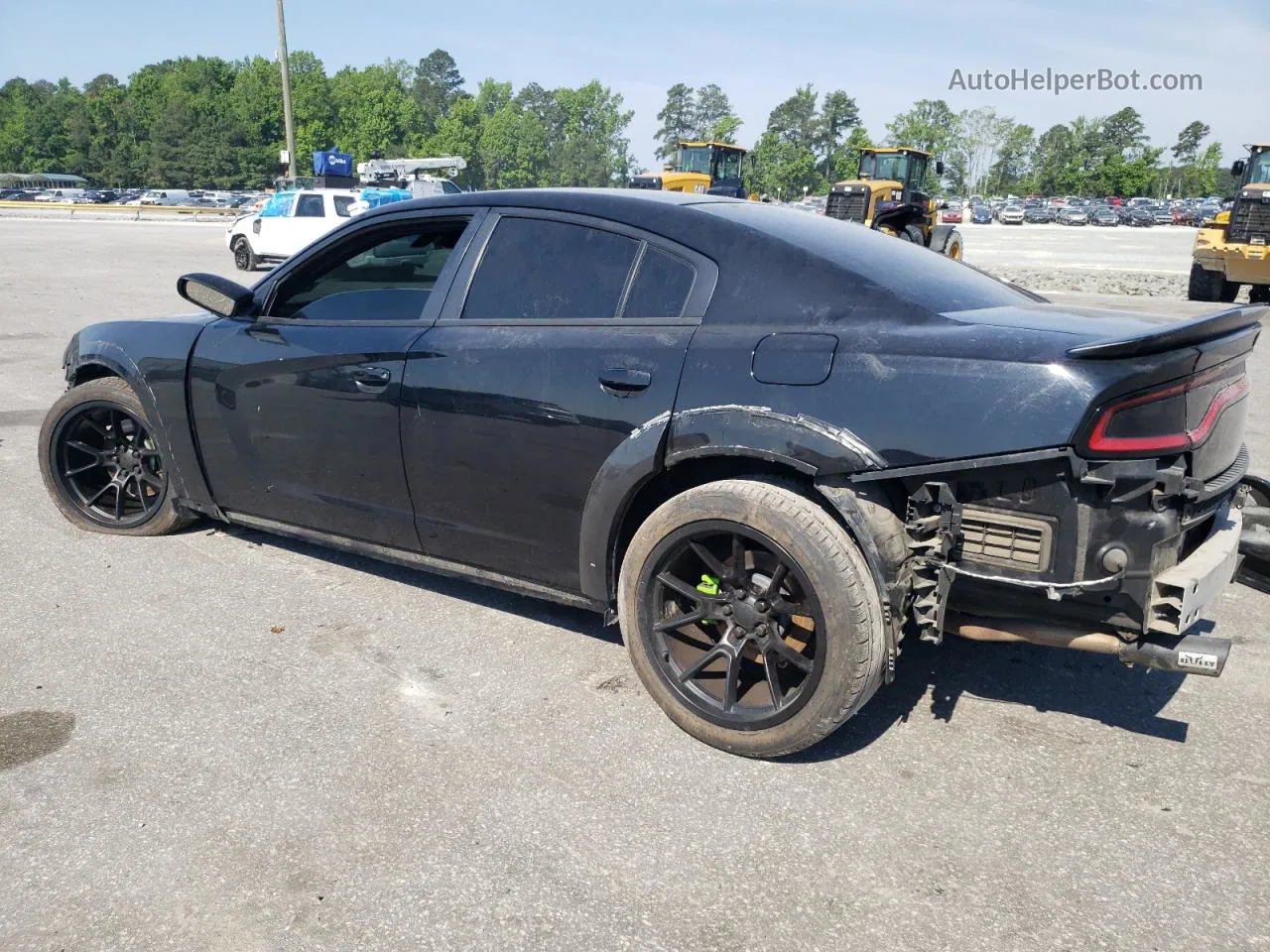 2016 Dodge Charger R/t Black vin: 2C3CDXCT5GH242437