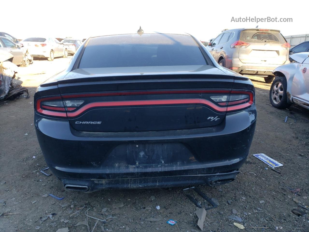 2016 Dodge Charger R/t Черный vin: 2C3CDXCT5GH259156