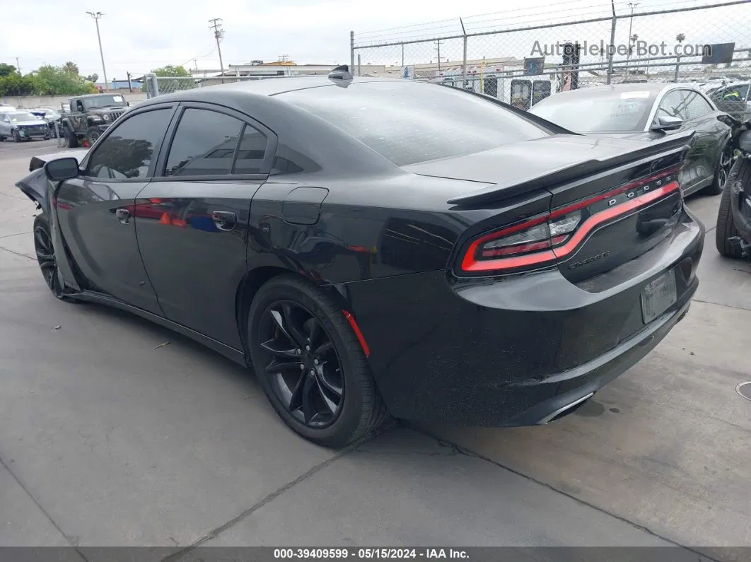 2016 Dodge Charger R/t Black vin: 2C3CDXCT5GH259240