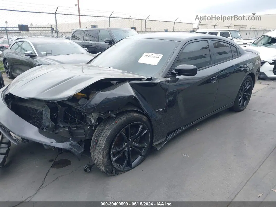 2016 Dodge Charger R/t Black vin: 2C3CDXCT5GH259240