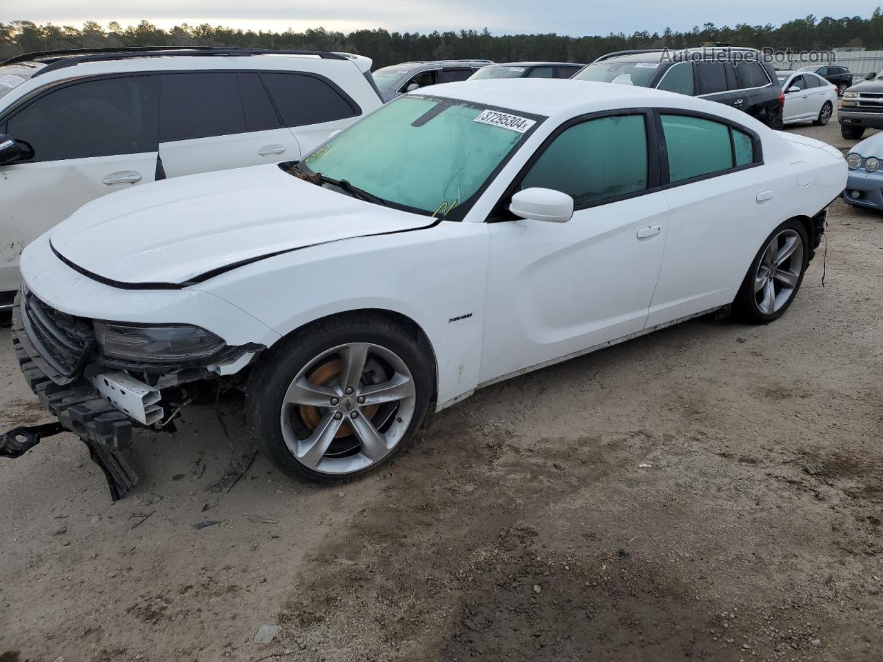 2017 Dodge Charger R/t Белый vin: 2C3CDXCT5HH523610