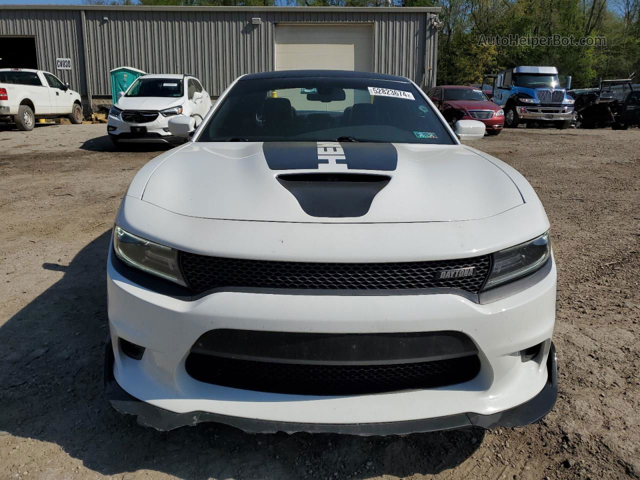 2017 Dodge Charger R/t White vin: 2C3CDXCT5HH528953