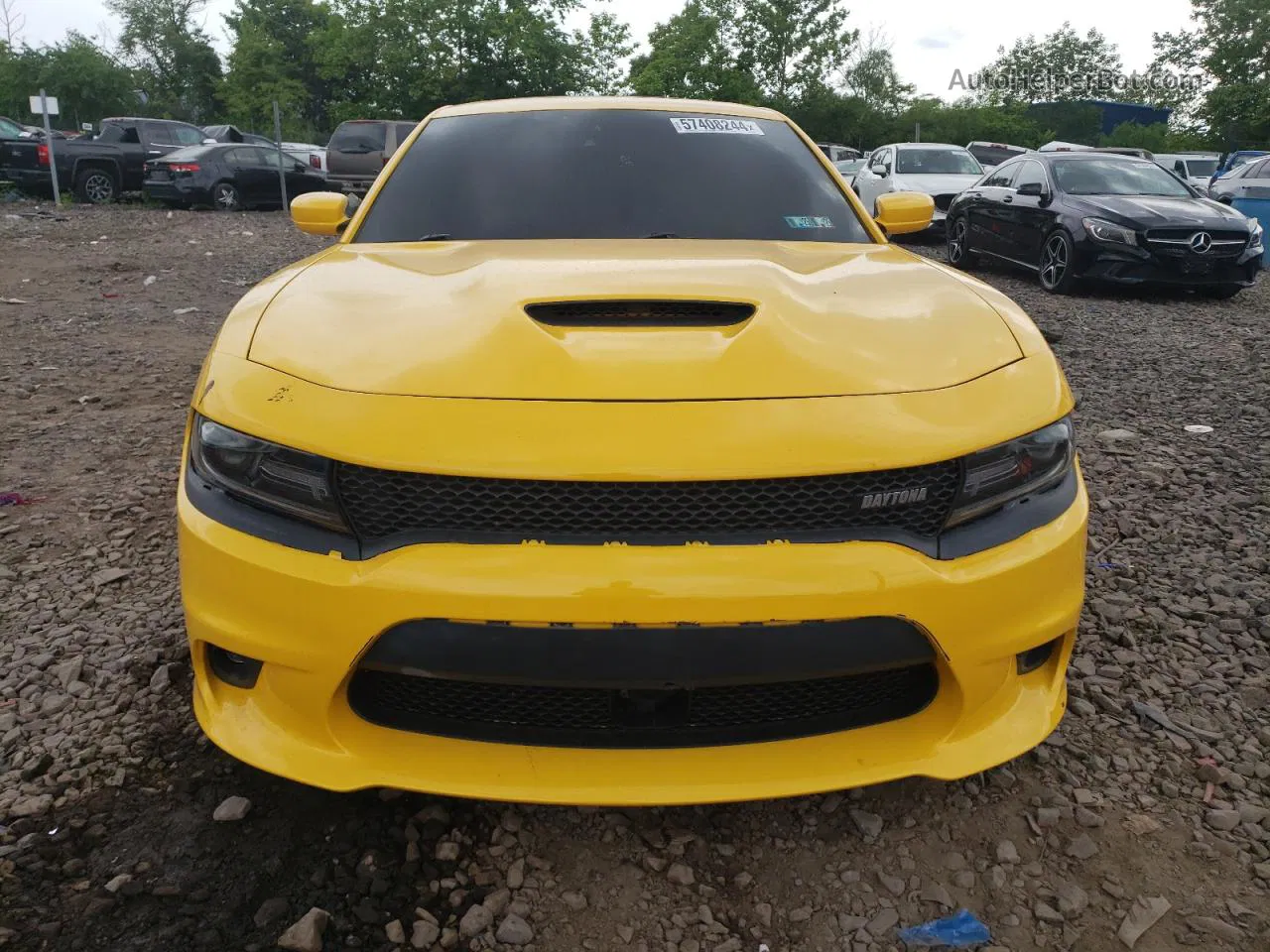 2017 Dodge Charger R/t Yellow vin: 2C3CDXCT5HH532503