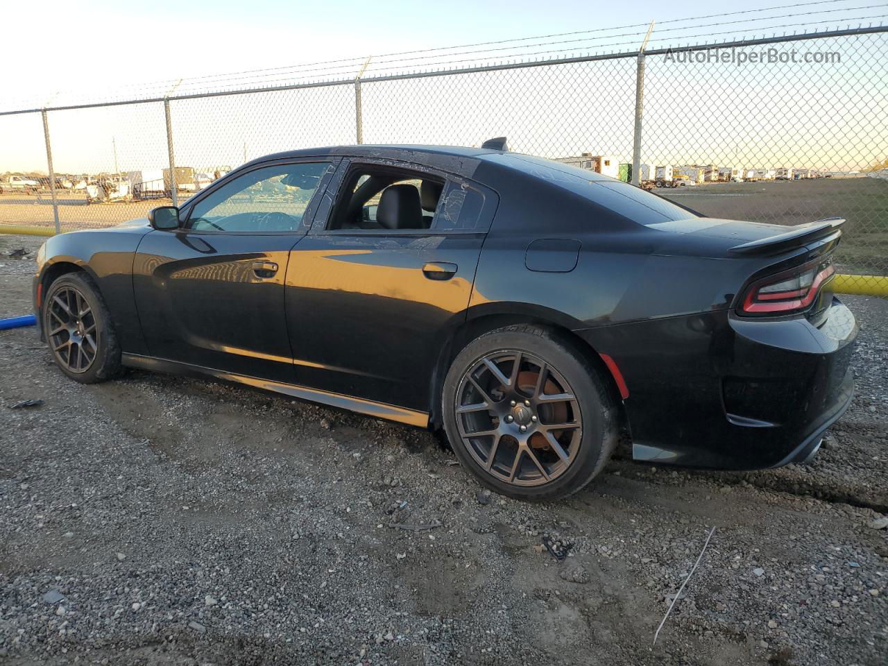 2017 Dodge Charger R/t Black vin: 2C3CDXCT5HH631371