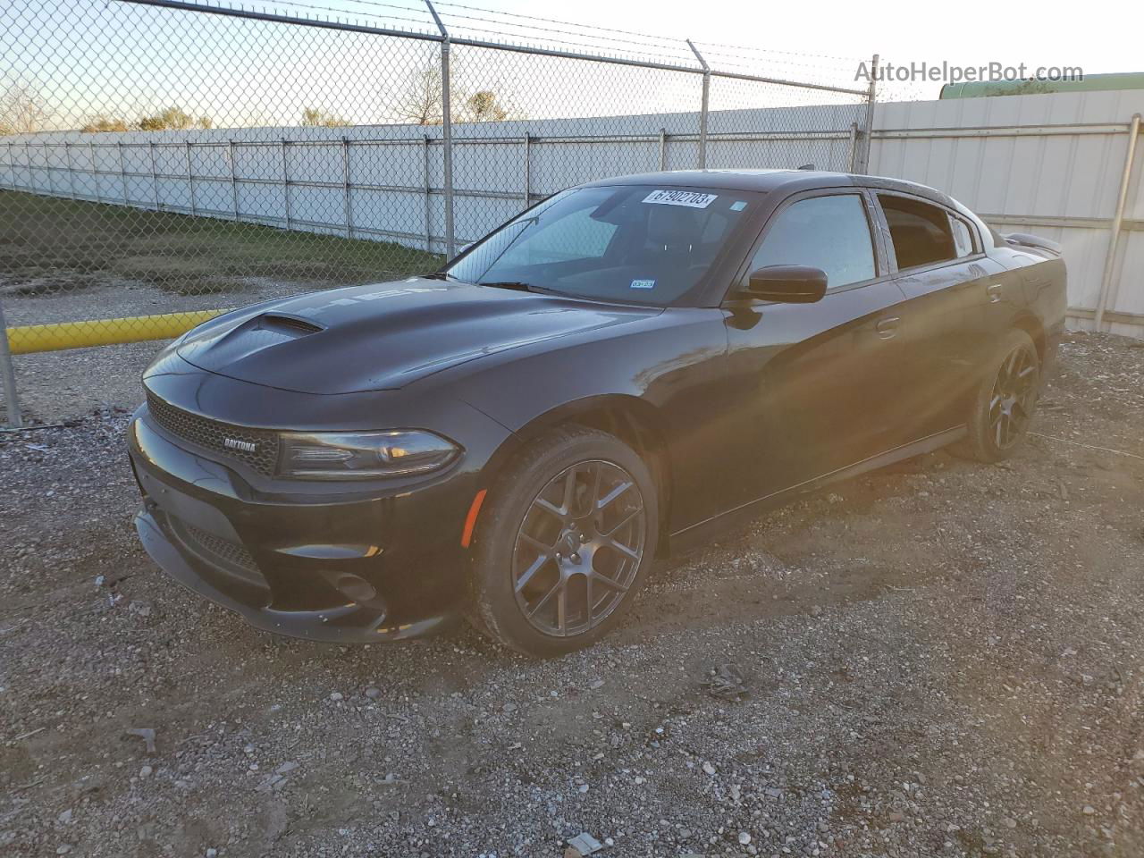 2017 Dodge Charger R/t Black vin: 2C3CDXCT5HH631371