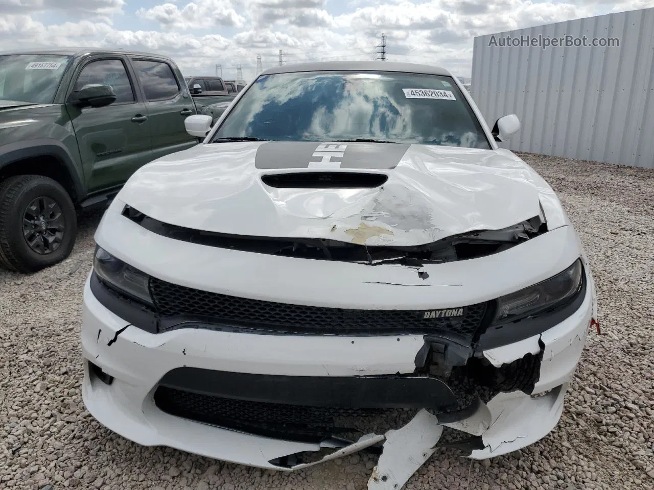 2018 Dodge Charger R/t White vin: 2C3CDXCT5JH313725