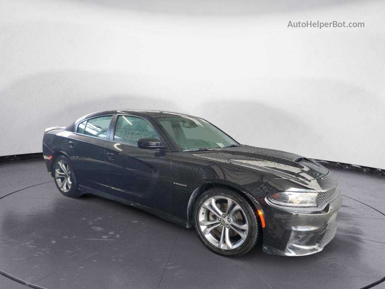 2021 Dodge Charger R/t Black vin: 2C3CDXCT5MH579265