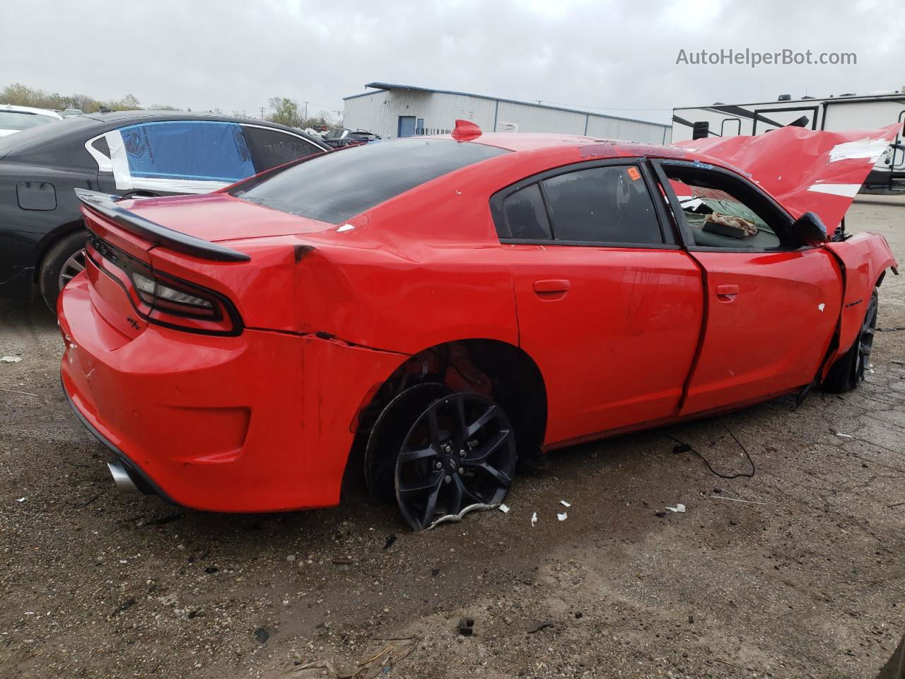 2021 Dodge Charger R/t Red vin: 2C3CDXCT5MH600468