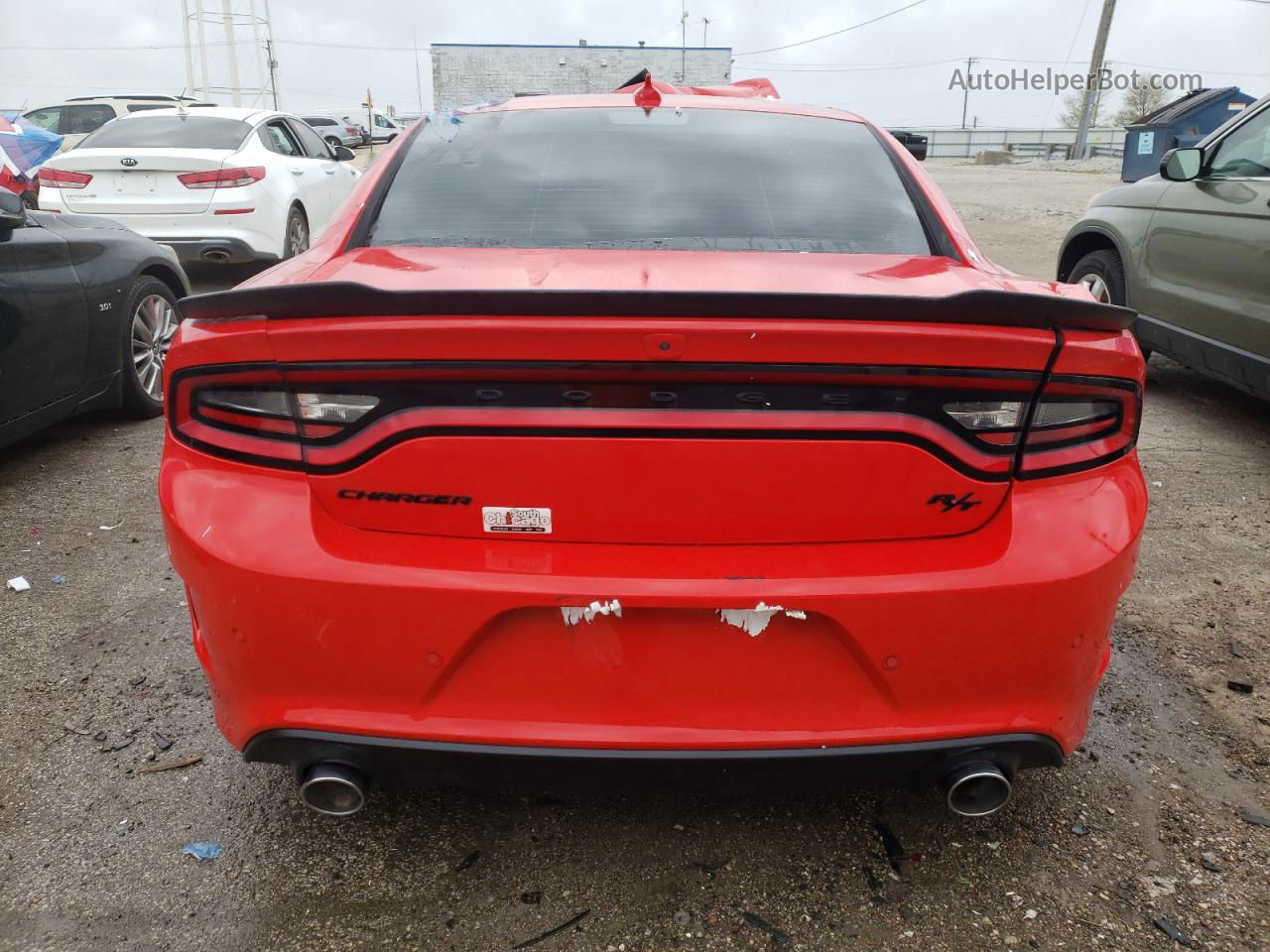 2021 Dodge Charger R/t Red vin: 2C3CDXCT5MH600468