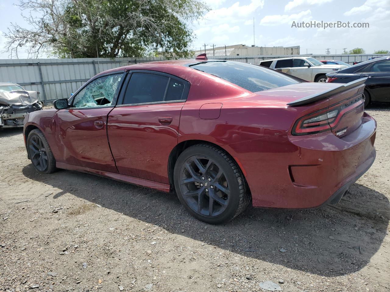 2021 Dodge Charger R/t Maroon vin: 2C3CDXCT5MH675039