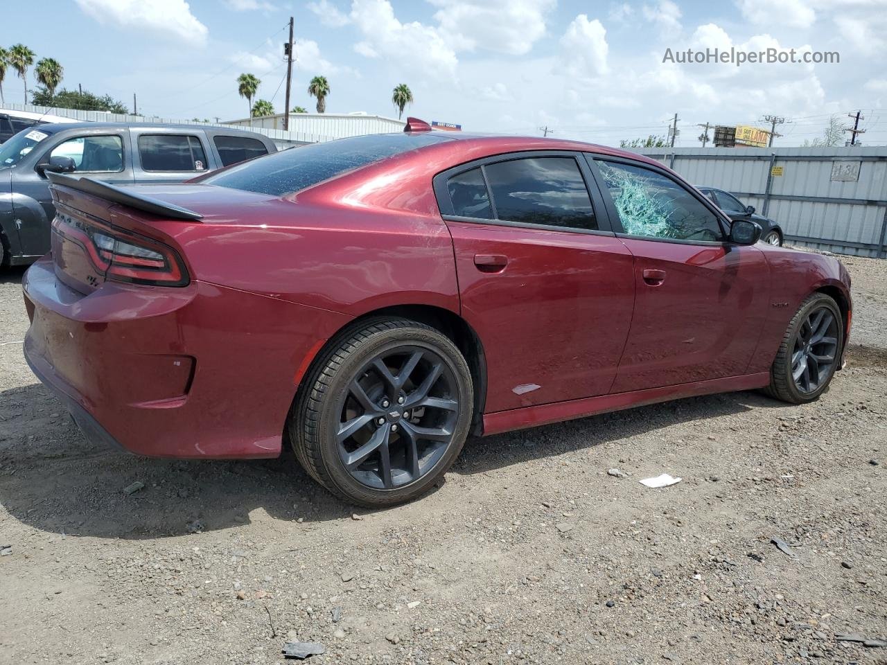 2021 Dodge Charger R/t Maroon vin: 2C3CDXCT5MH675039
