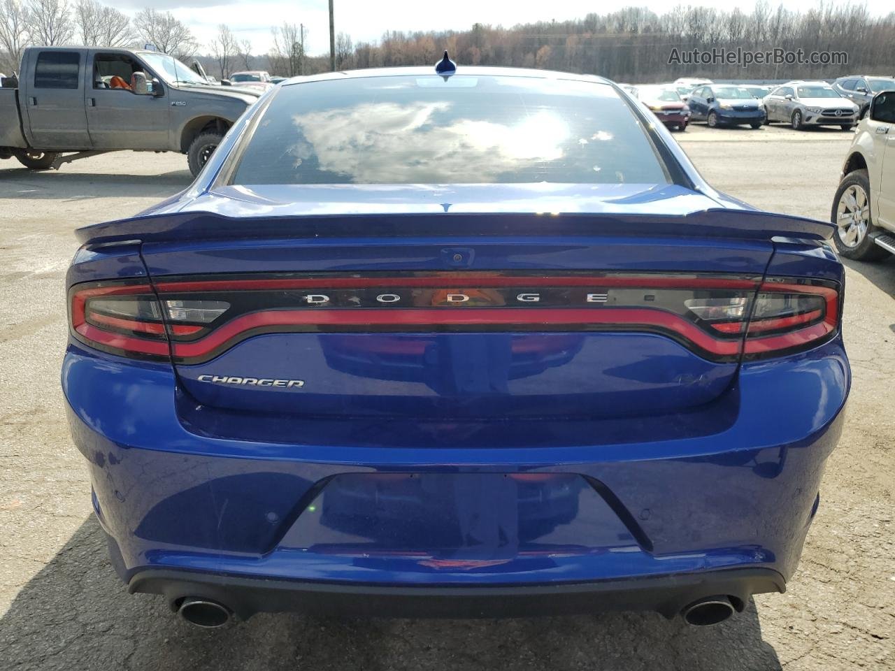 2021 Dodge Charger R/t Blue vin: 2C3CDXCT5MH681794