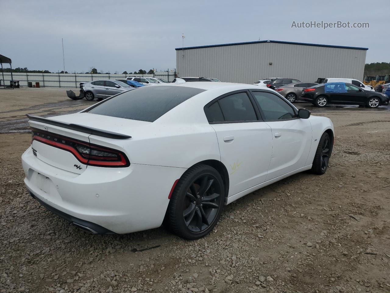 2016 Dodge Charger R/t White vin: 2C3CDXCT6GH126874