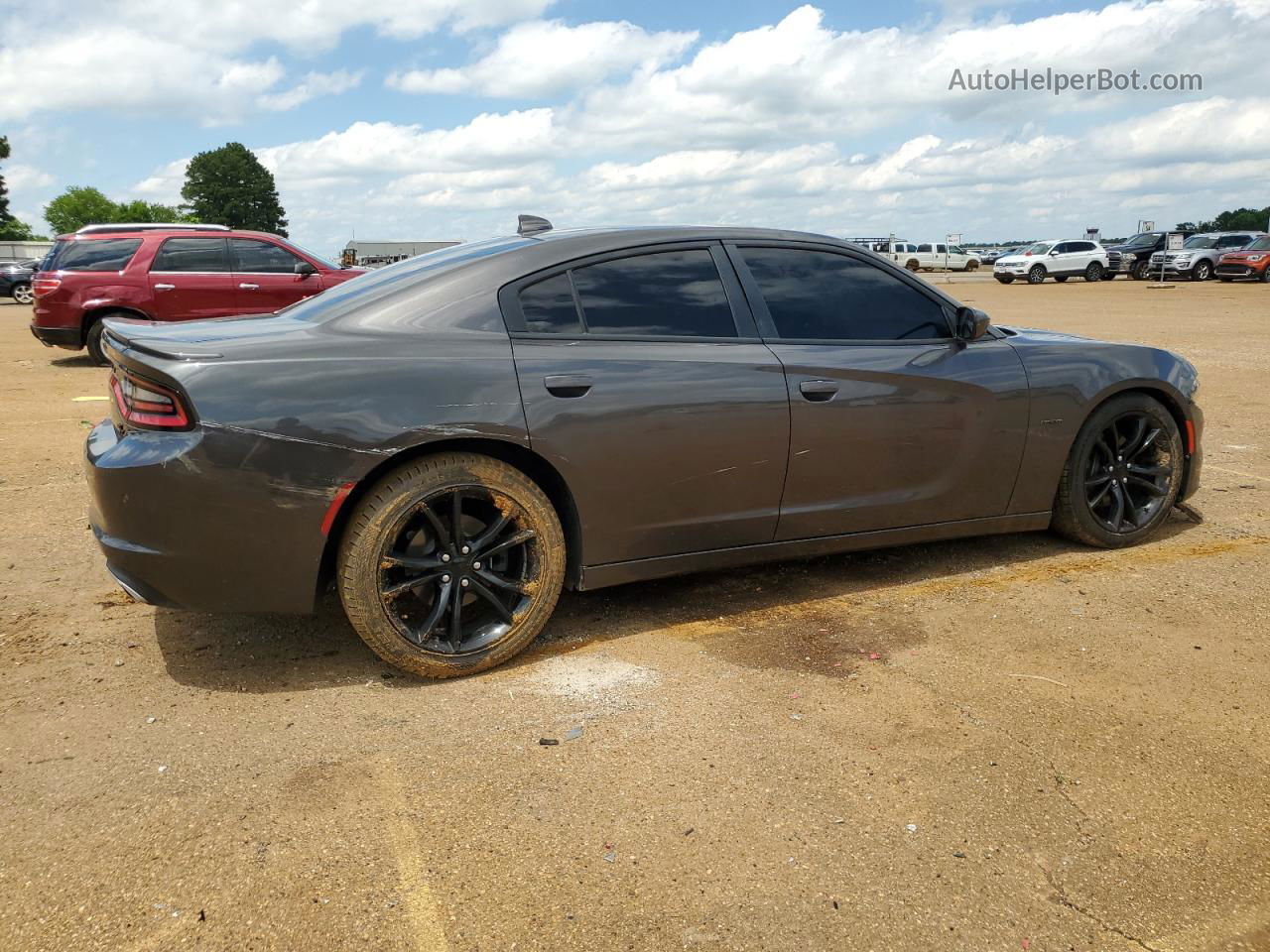 2016 Dodge Charger R/t Gray vin: 2C3CDXCT6GH192051