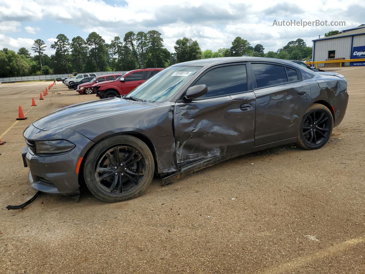 2016 Dodge Charger R/t Gray vin: 2C3CDXCT6GH192051