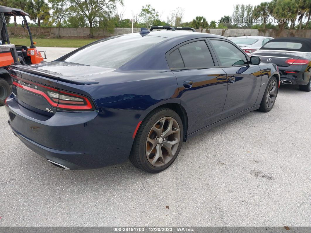 2016 Dodge Charger R/t Синий vin: 2C3CDXCT6GH277147