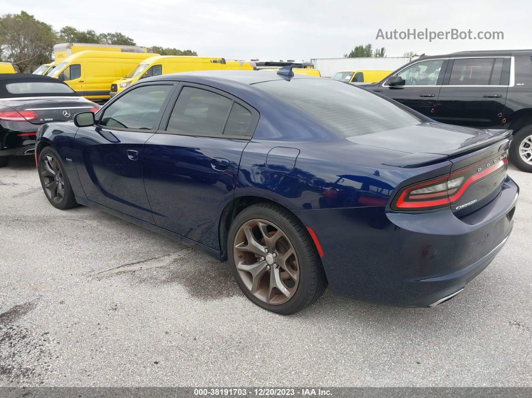 2016 Dodge Charger R/t Blue vin: 2C3CDXCT6GH277147