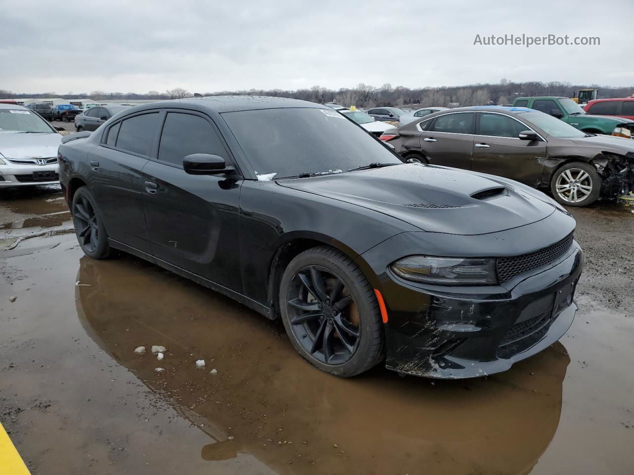 2016 Dodge Charger R/t Черный vin: 2C3CDXCT6GH285989