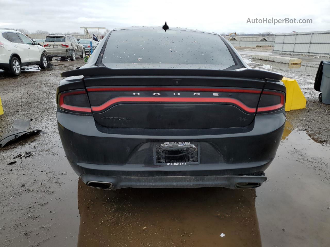 2016 Dodge Charger R/t Черный vin: 2C3CDXCT6GH285989