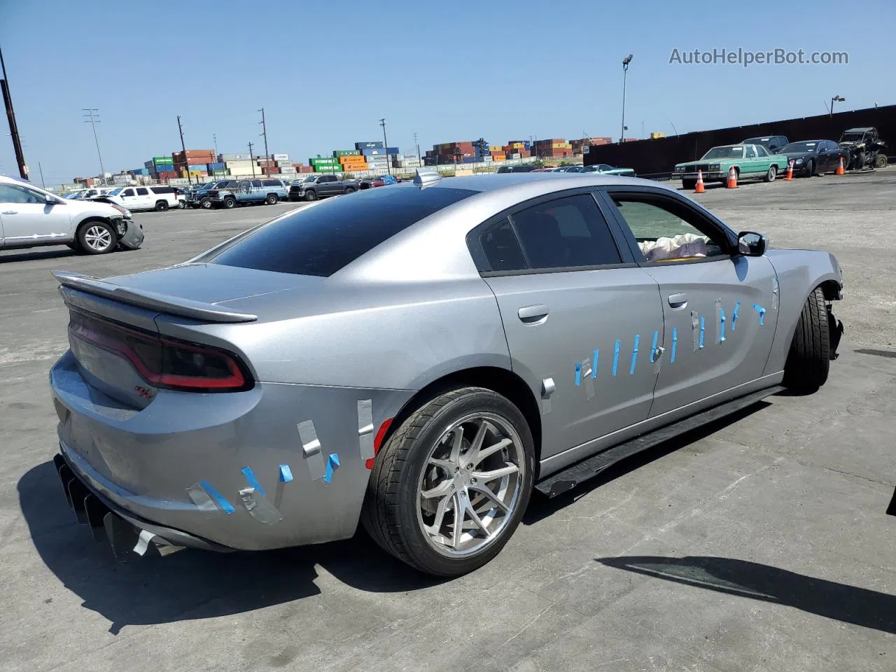 2017 Dodge Charger R/t Gray vin: 2C3CDXCT6HH524541