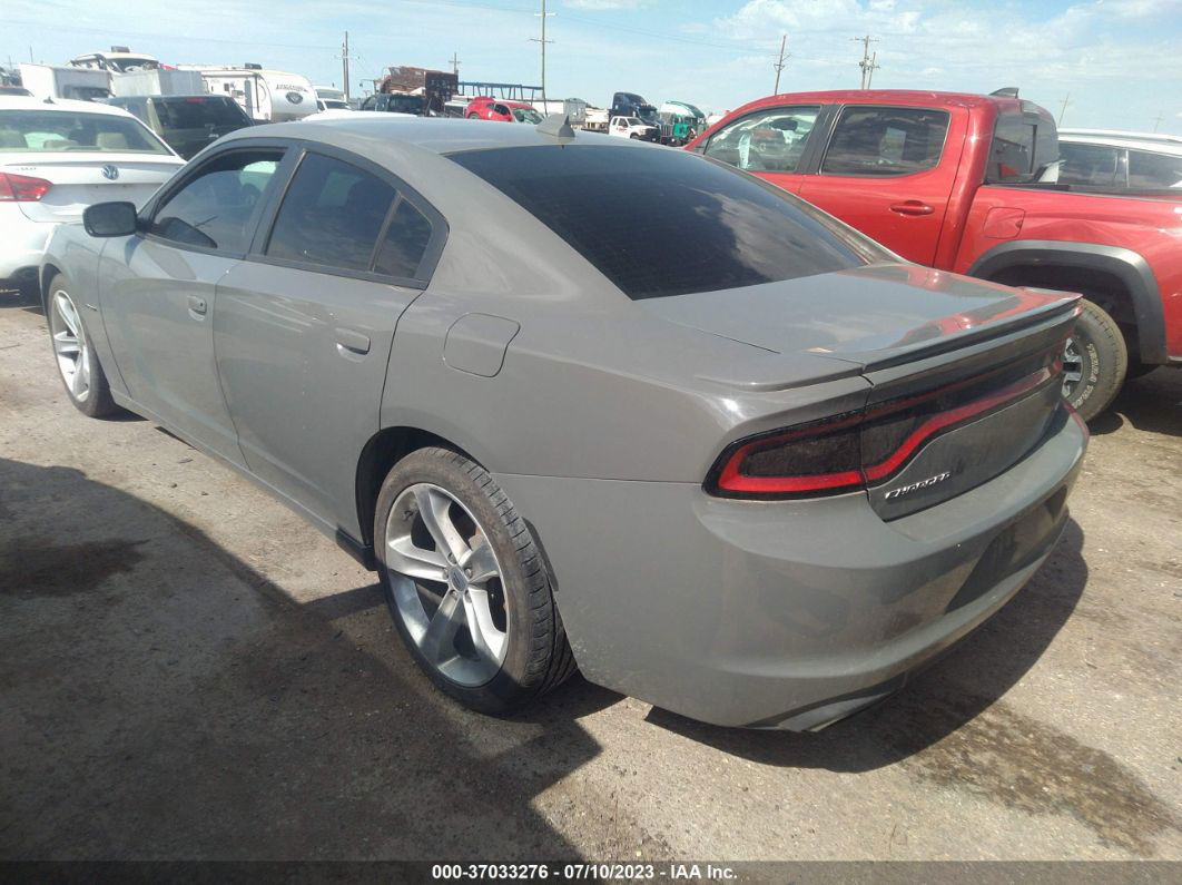 2017 Dodge Charger R/t Gray vin: 2C3CDXCT6HH528217