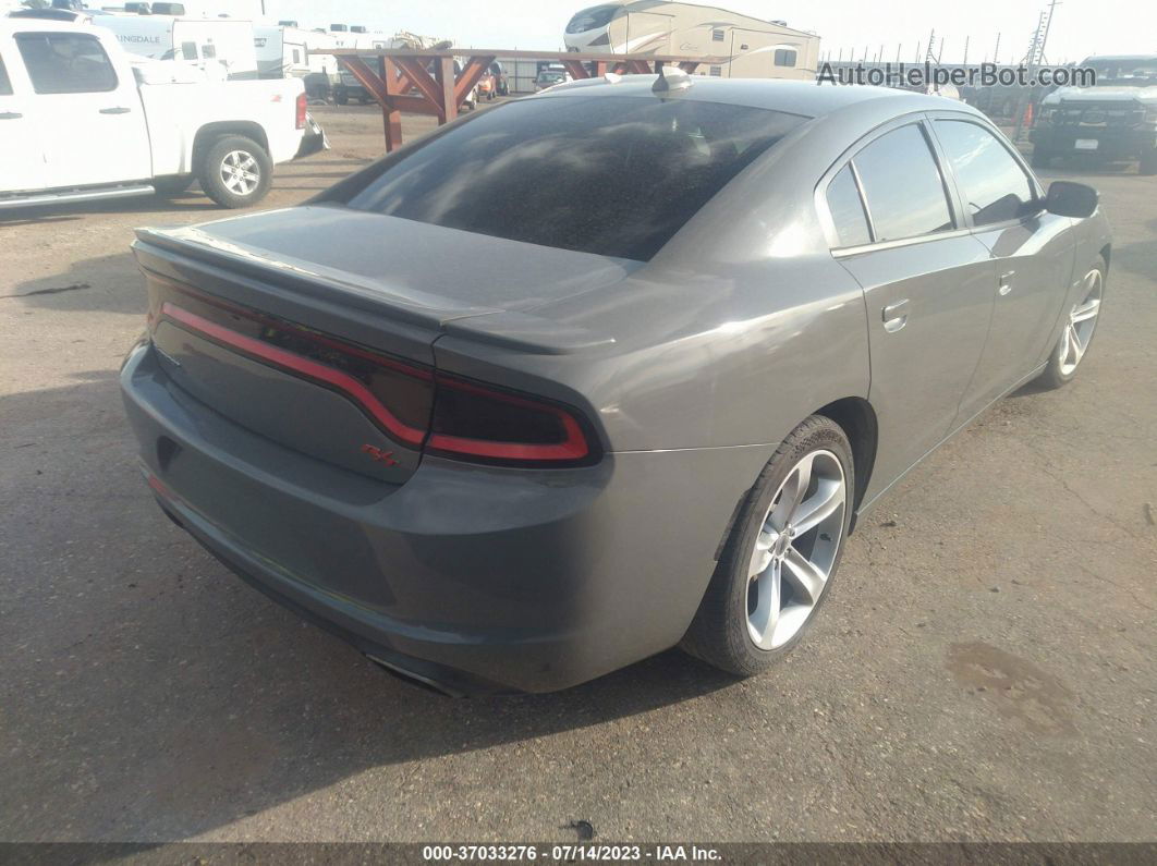 2017 Dodge Charger R/t Gray vin: 2C3CDXCT6HH528217