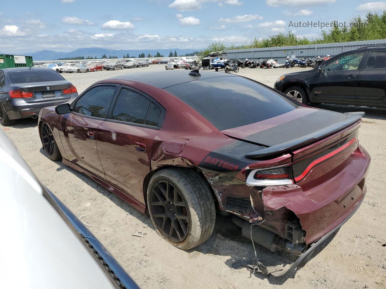 2017 Dodge Charger R/t Бордовый vin: 2C3CDXCT6HH545664