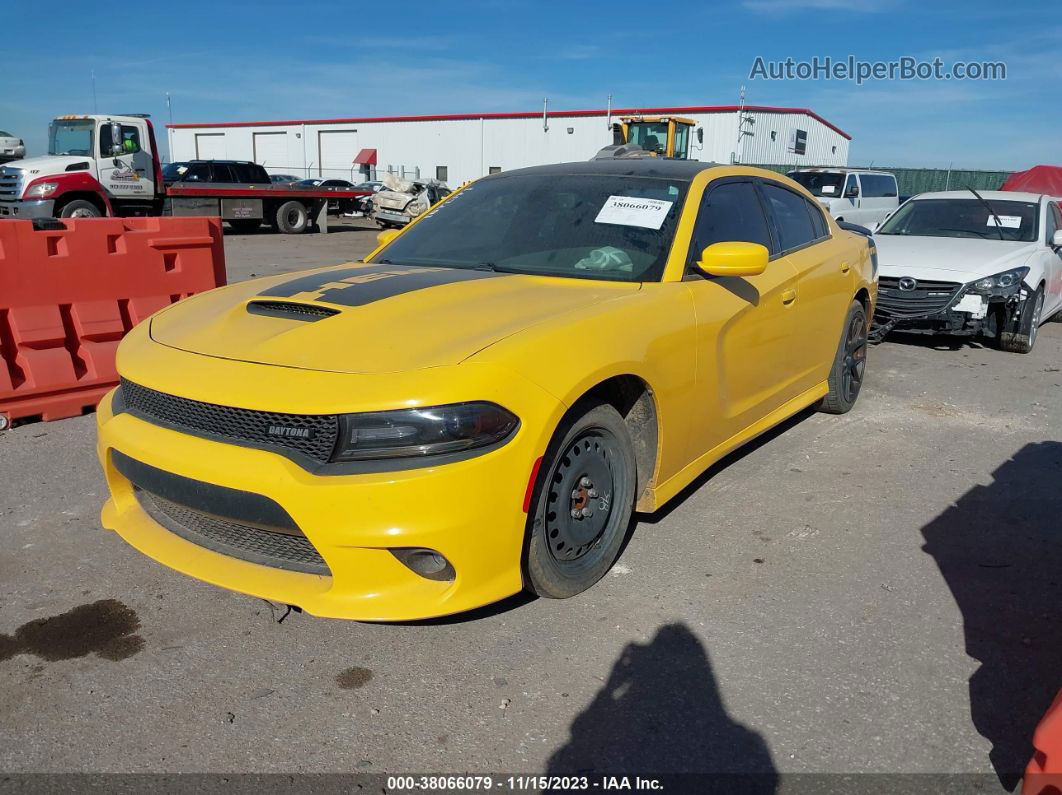 2017 Dodge Charger Daytona 340 Rwd Yellow vin: 2C3CDXCT6HH545941