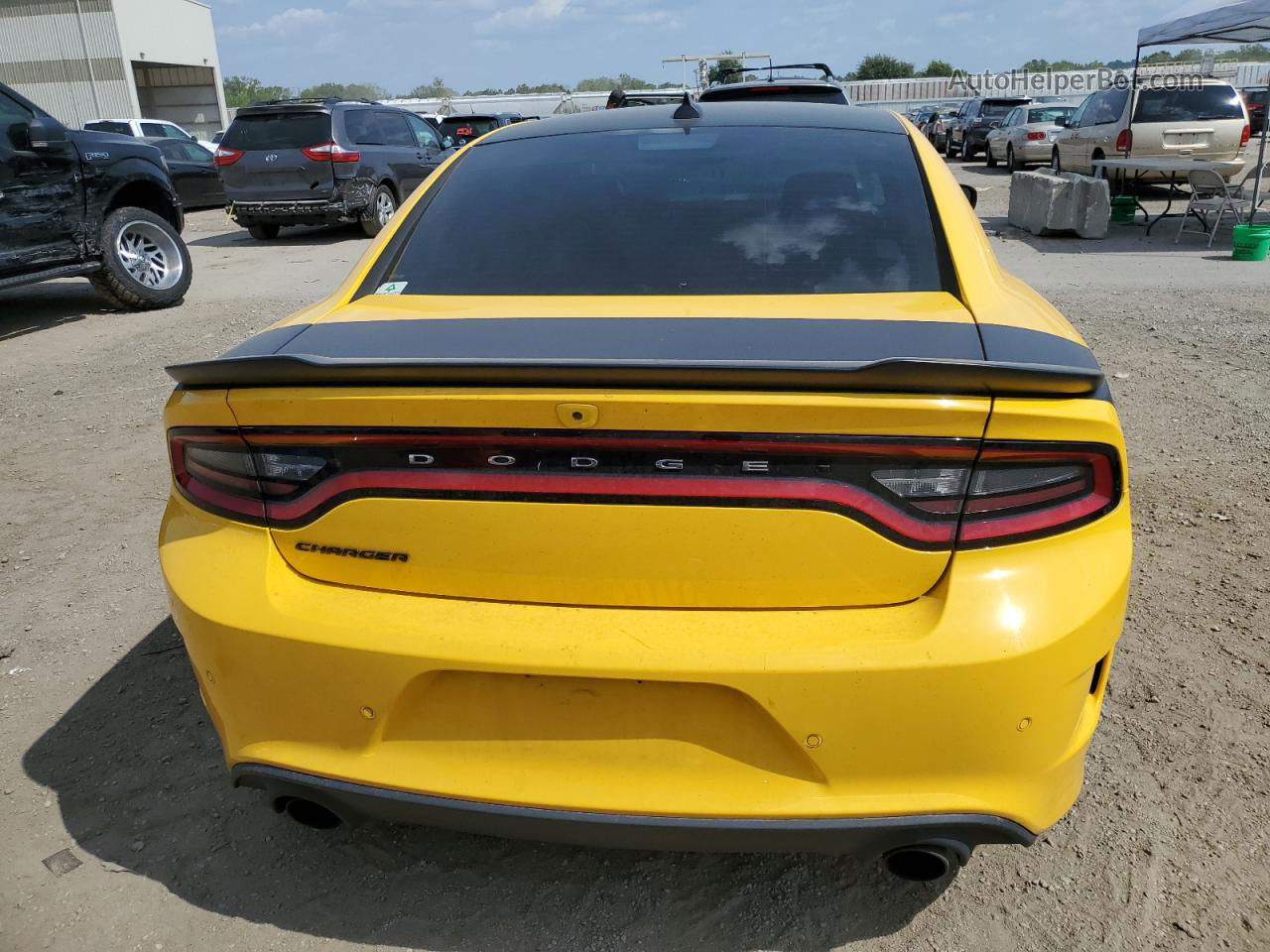 2017 Dodge Charger R/t Yellow vin: 2C3CDXCT6HH588725