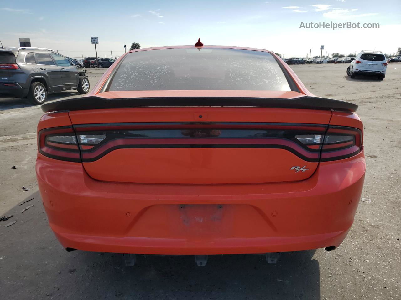 2017 Dodge Charger R/t Orange vin: 2C3CDXCT6HH612134