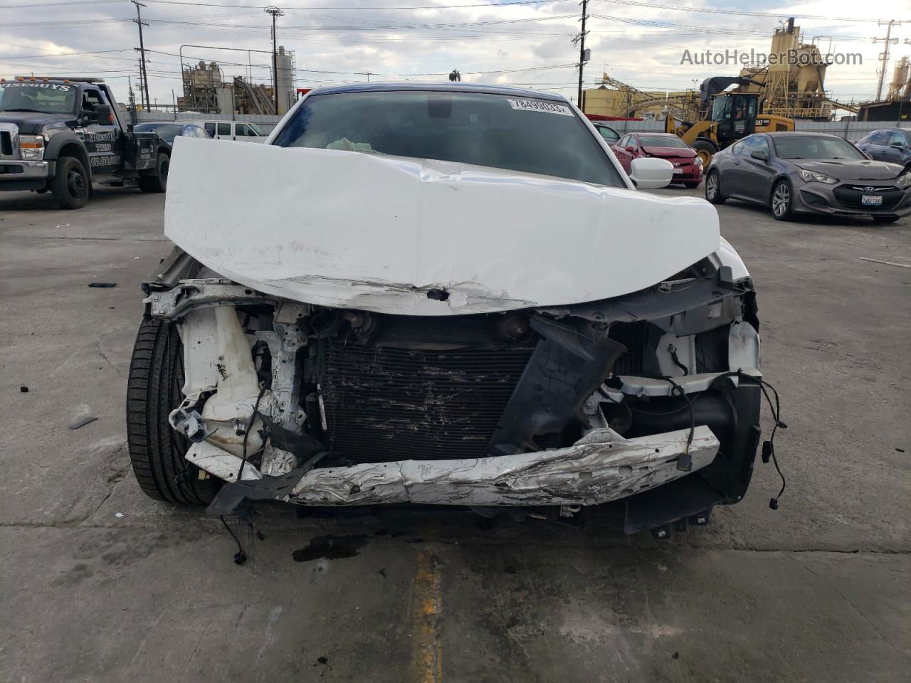 2017 Dodge Charger R/t White vin: 2C3CDXCT6HH614210