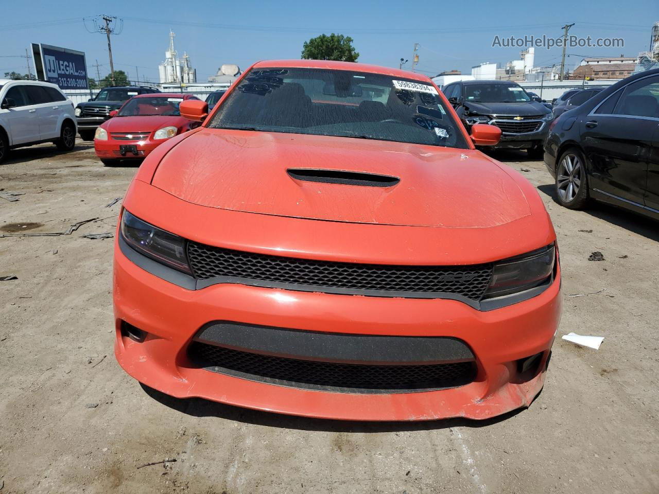 2017 Dodge Charger R/t Оранжевый vin: 2C3CDXCT6HH623313