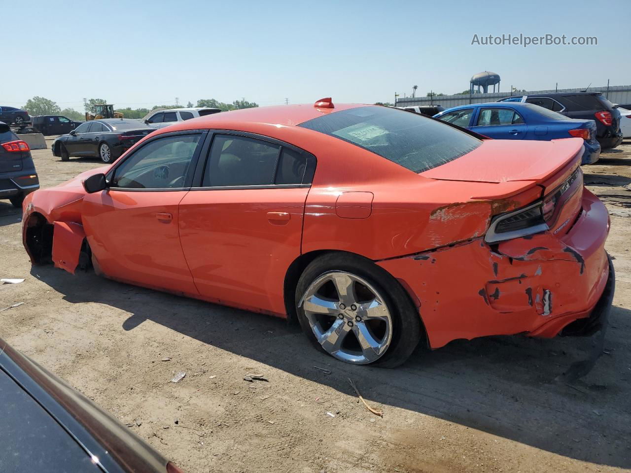 2017 Dodge Charger R/t Orange vin: 2C3CDXCT6HH623313