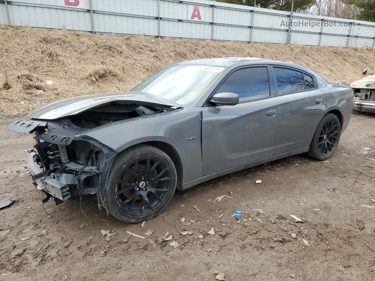 2017 Dodge Charger R/t Серый vin: 2C3CDXCT6HH656618