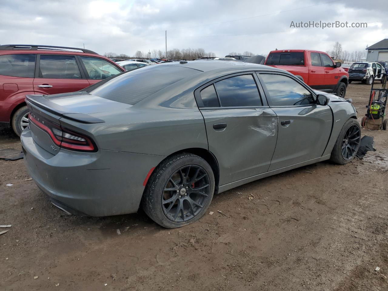 2017 Dodge Charger R/t Серый vin: 2C3CDXCT6HH656618