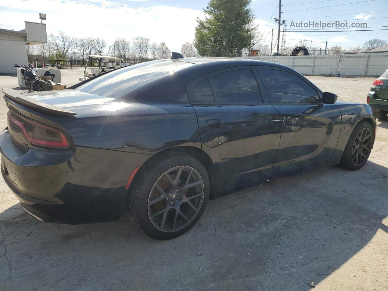 2018 Dodge Charger R/t Black vin: 2C3CDXCT6JH175578