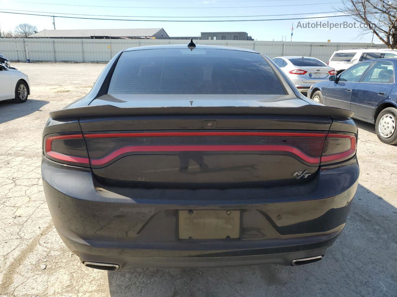 2018 Dodge Charger R/t Black vin: 2C3CDXCT6JH175578