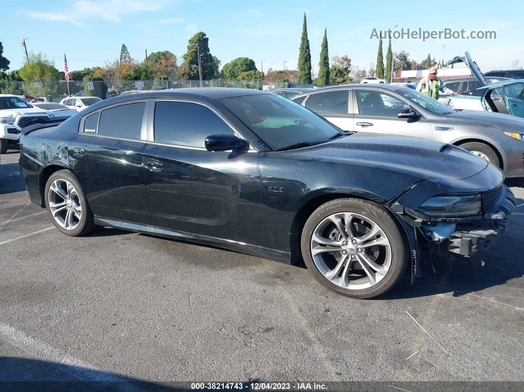 2021 Dodge Charger R/t Rwd Black vin: 2C3CDXCT6MH514599