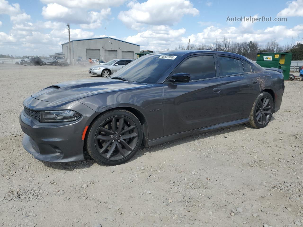 2021 Dodge Charger R/t Gray vin: 2C3CDXCT6MH518653