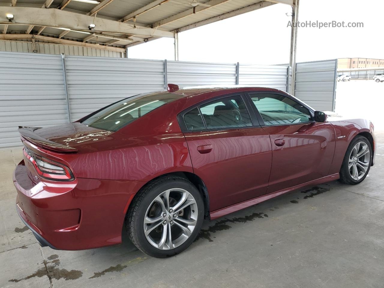 2021 Dodge Charger R/t Maroon vin: 2C3CDXCT6MH587620