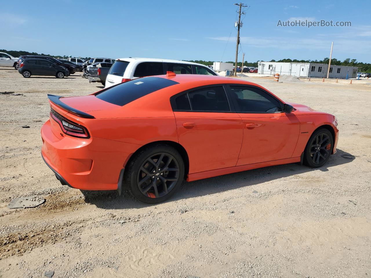 2021 Dodge Charger R/t Orange vin: 2C3CDXCT6MH628683